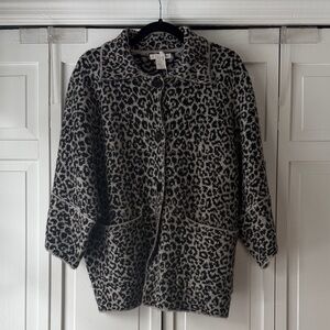 Christian Siriano Leopard Shacket